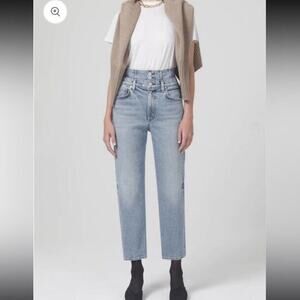Citizens of Humanity Sidney Double Waist Straight Leg Jeans w26